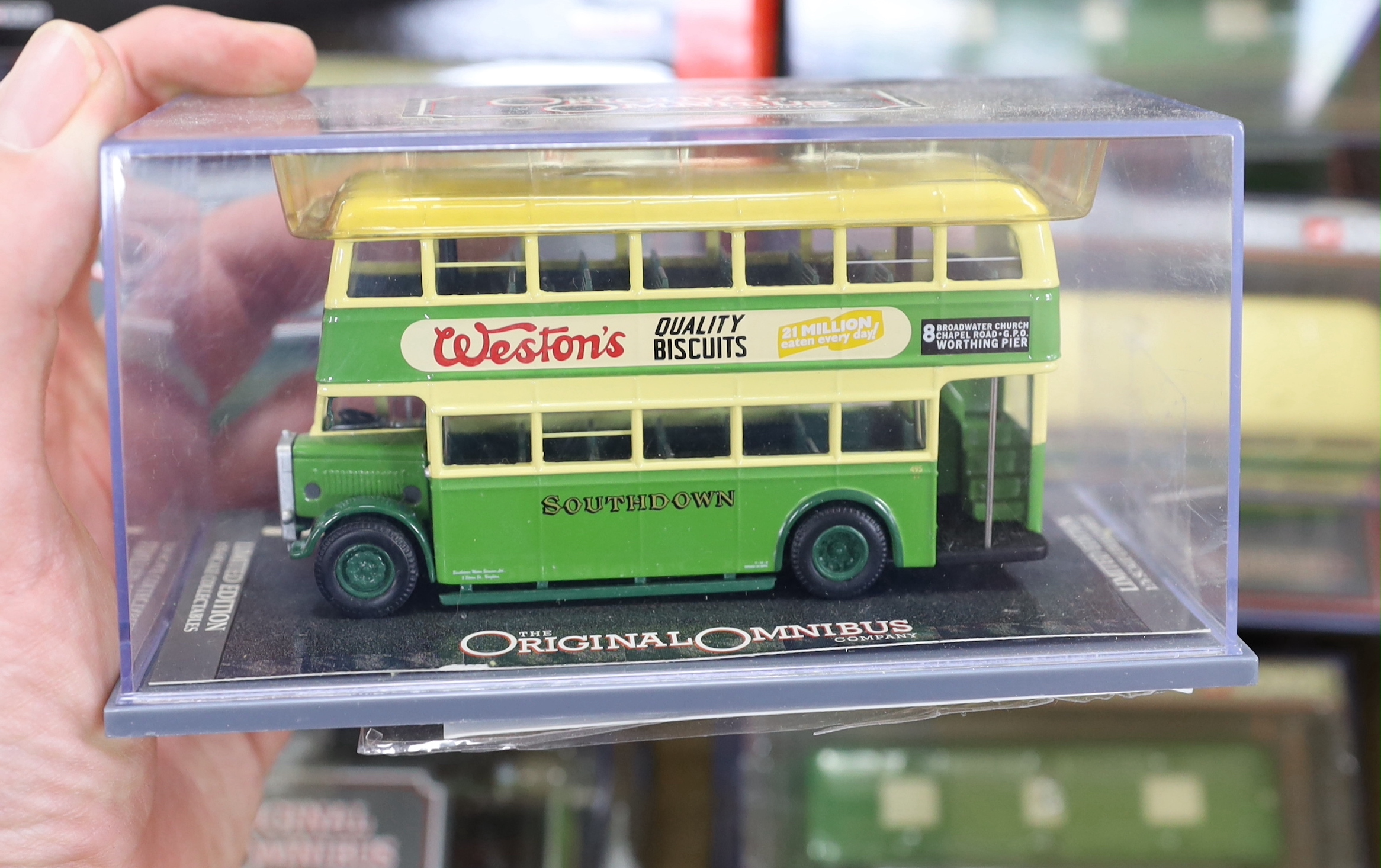 A collection of Creative Master, Corgi OOC and Corgi buses and coaches, all Brighton & Hove or Southdown liveries, (24)